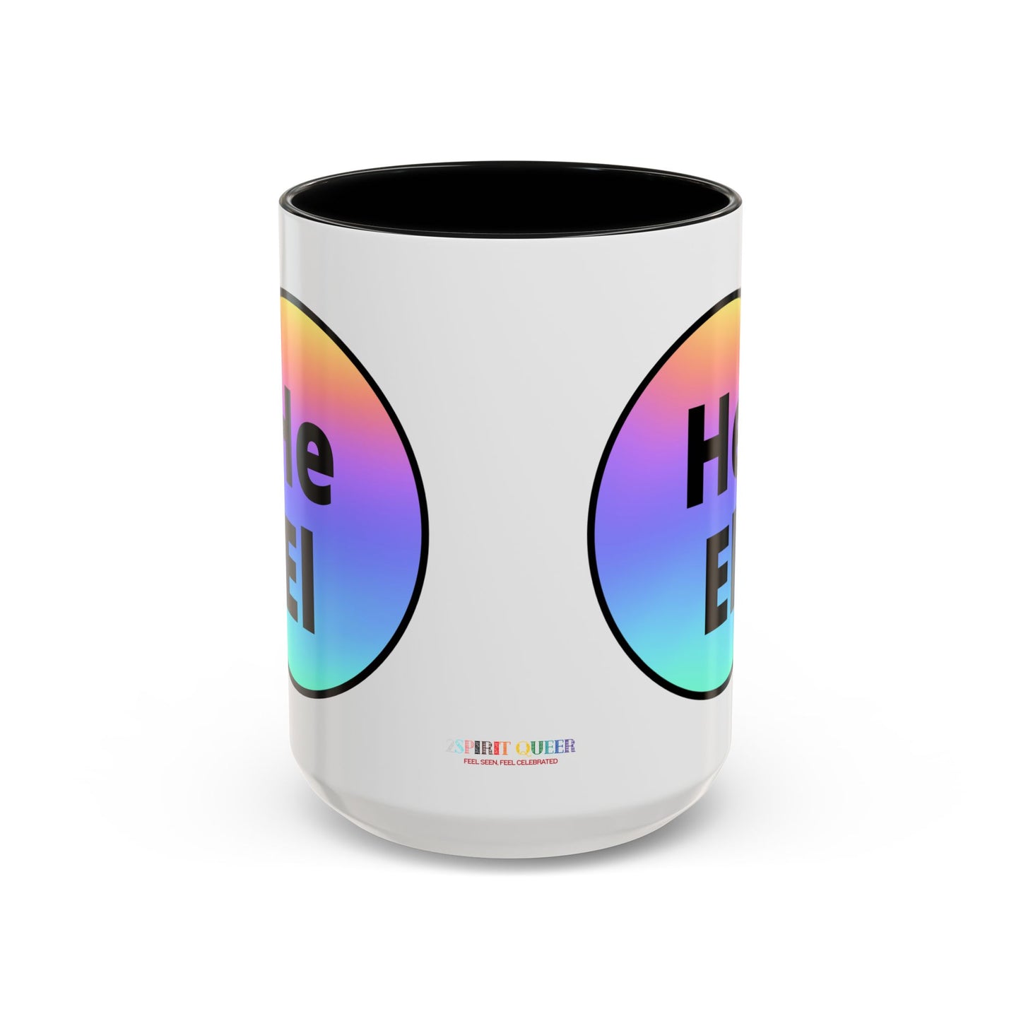 He / El Rainbow Coffee Mug