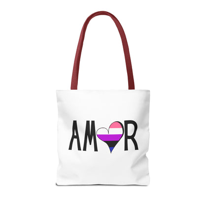 Amor Genderfluid Tote Bag