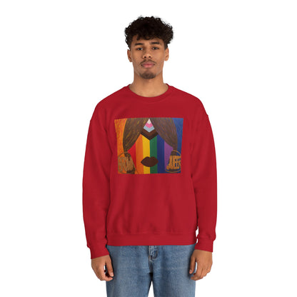 Brown and Queer Crewneck Sweatshirt
