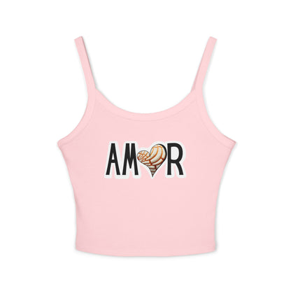 Amor Concha Spaghetti Strap Tank Top