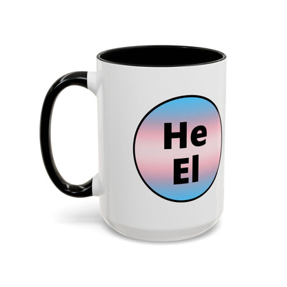 He/El Trans Accent Coffee Mug