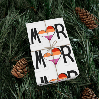 Amor Lesbian Gift Wrap Papers