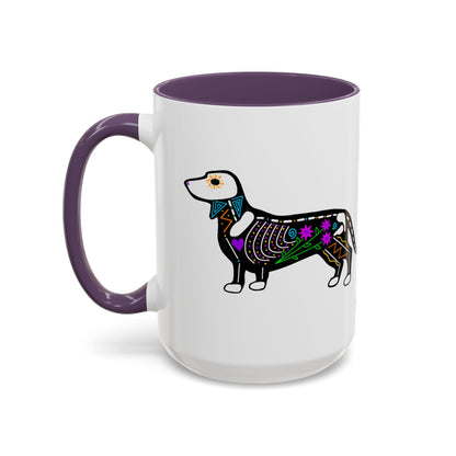Dia de los Muertos Dachshaund Coffee Mug