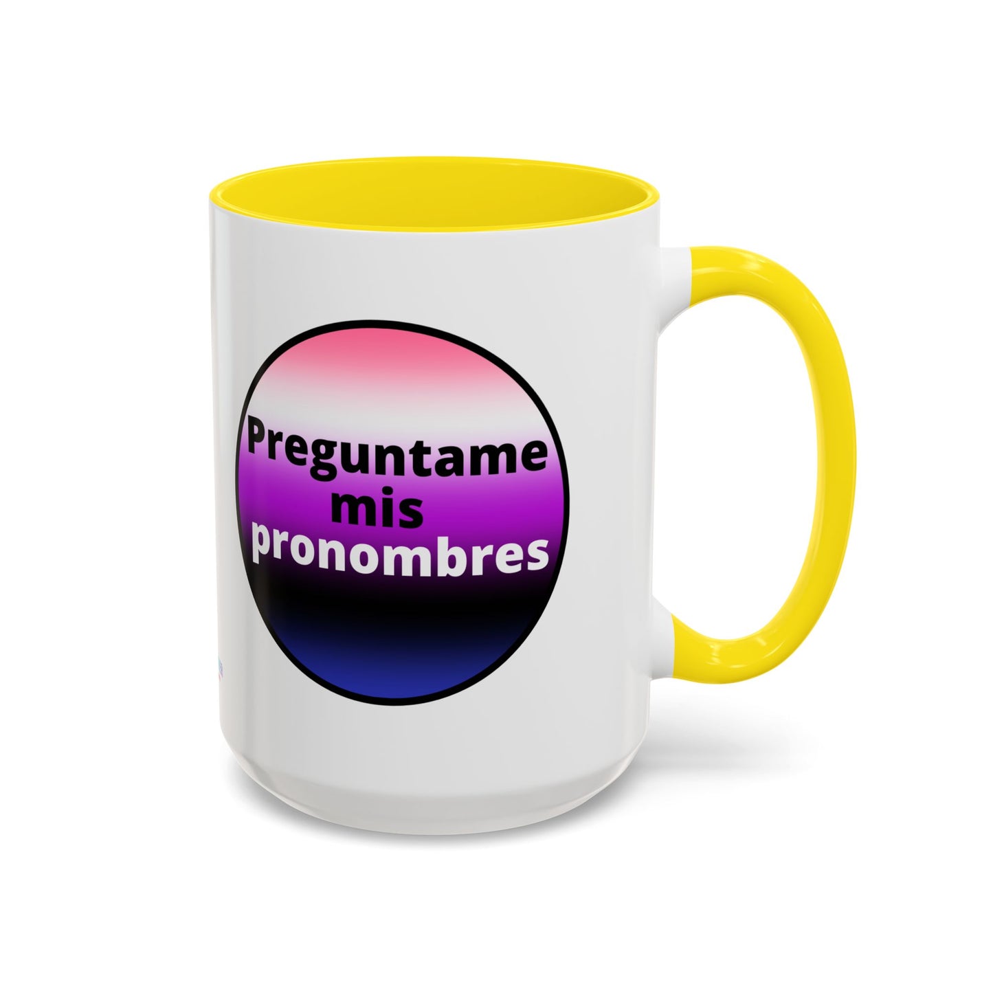 Preguntame mis Pronombres GenderFluid  Coffee Mug