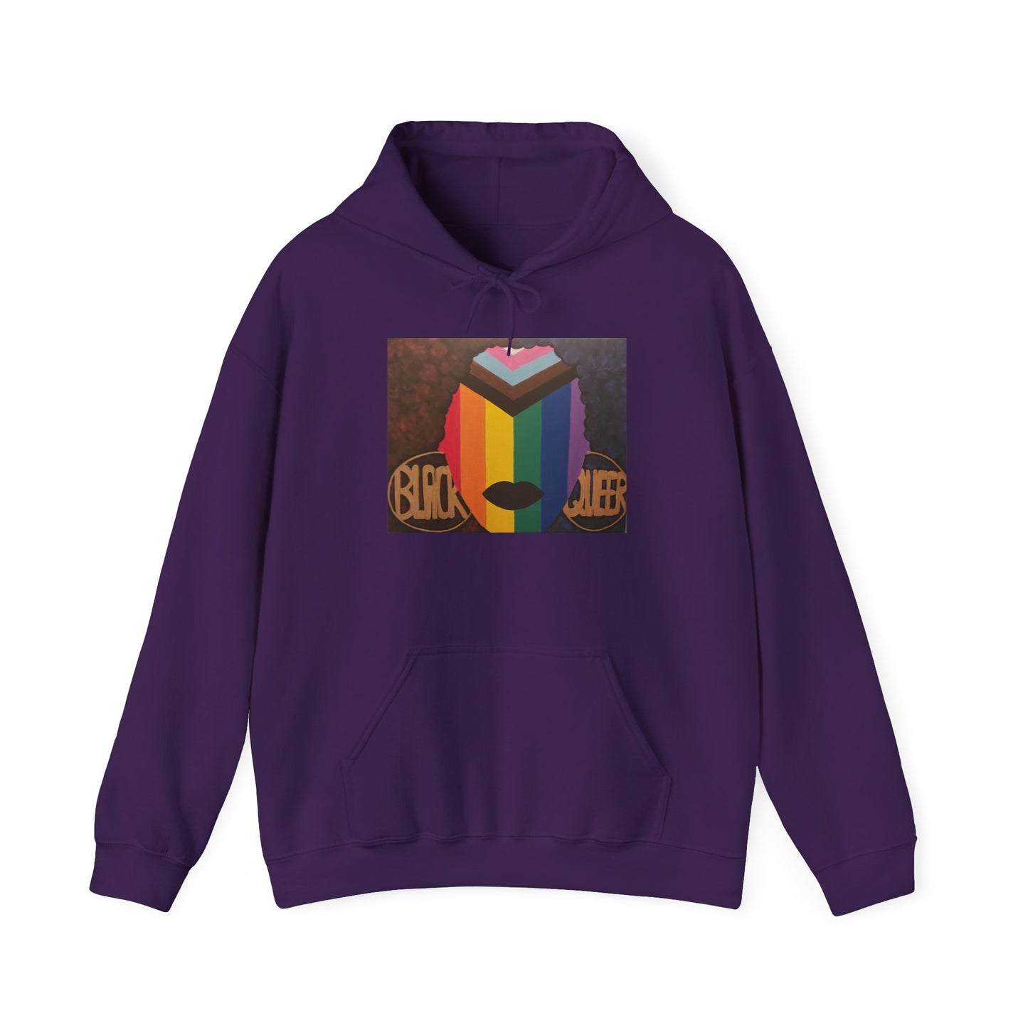 Black and Queer Hooded Sweatshirt