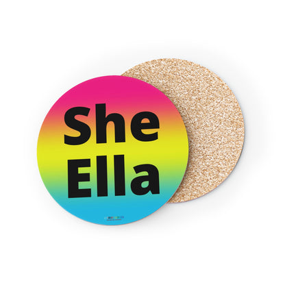 She/Ella Pan Coasters