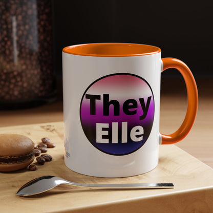 They / Elle Genderfluid Coffee Mug