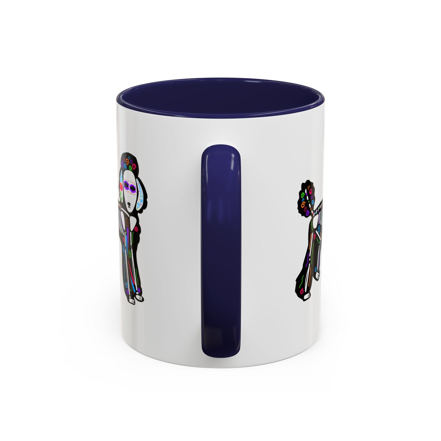 Dia de los Muertos Poodle Coffee Mug