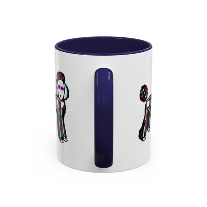 Dia de los Muertos Poodle Coffee Mug