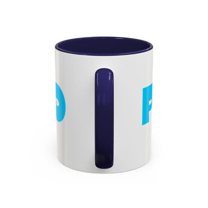 Perreo Es Mi Profesion Blue Accent Coffee Mug