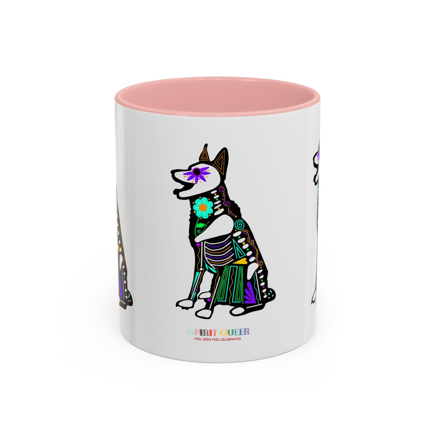 Dia de los Muertos German Shepard Coffee Mug