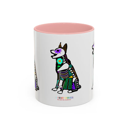Dia de los Muertos German Shepard Coffee Mug