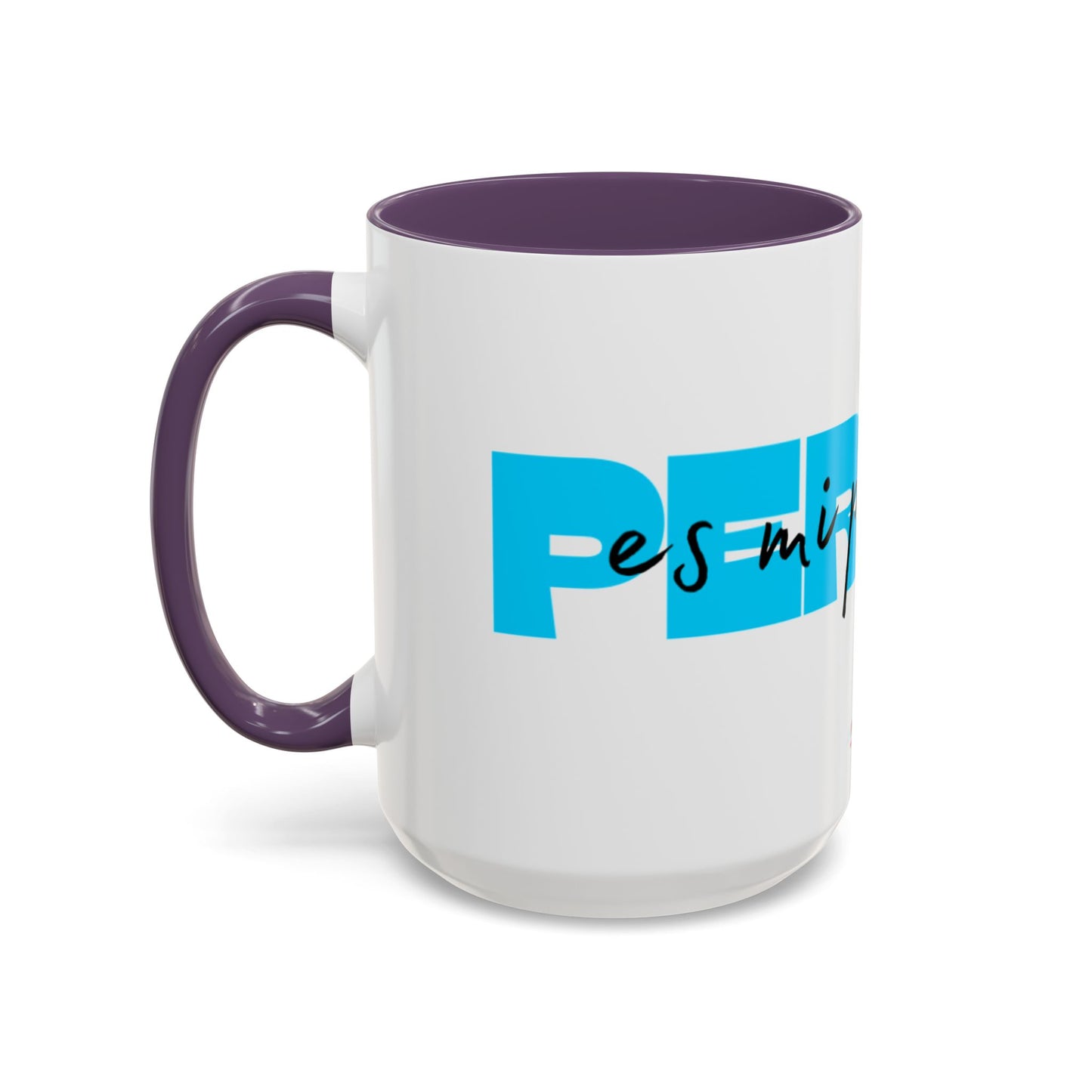 Perreo Es Mi Profesion Blue Accent Coffee Mug