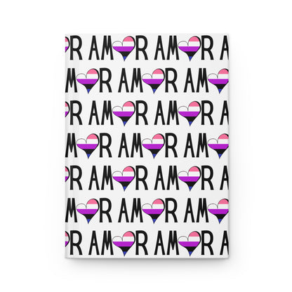 Amor Genderfluid Hardcover Journal