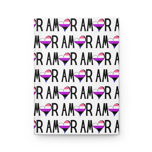 Amor Genderfluid Hardcover Journal