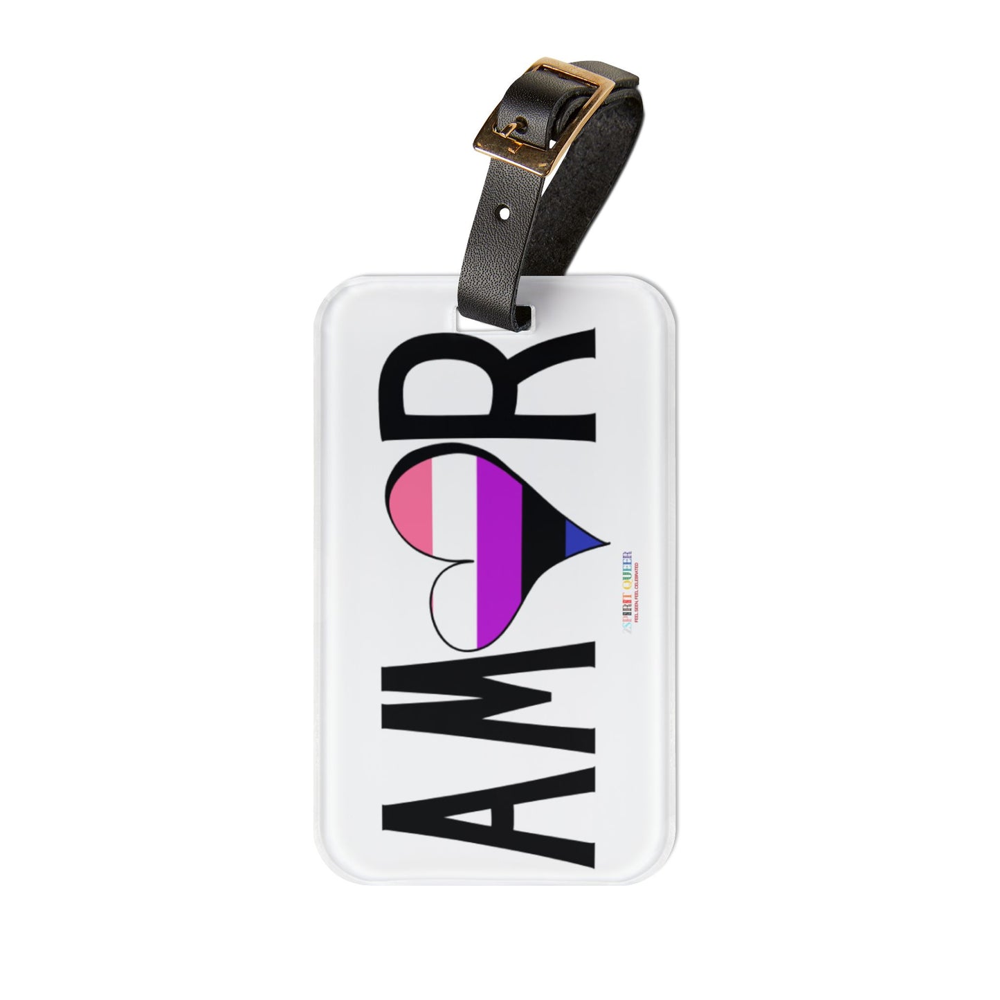 Amor Genderfluid Luggage Tag