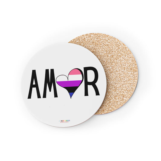 Amor Genderfluid Coasters