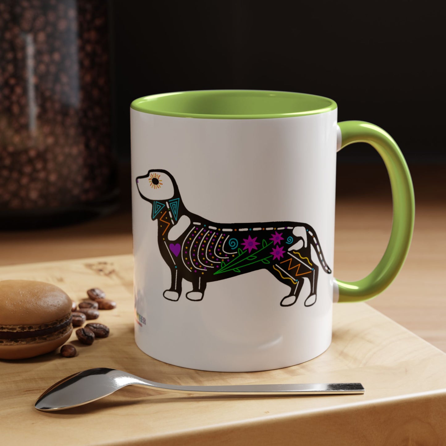 Dia de los Muertos Dachshaund Coffee Mug