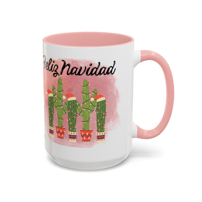Feliz Navidad Cacti Coffee Mug