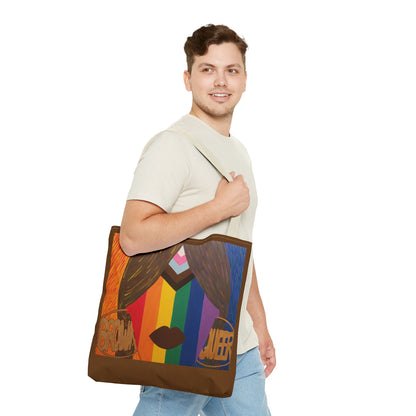 Brown and Queer Tote Bag
