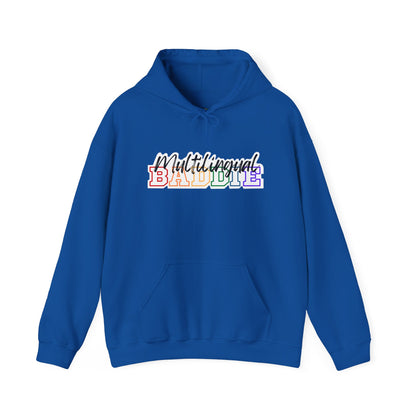 Multilingual Baddie Hooded Sweatshirt