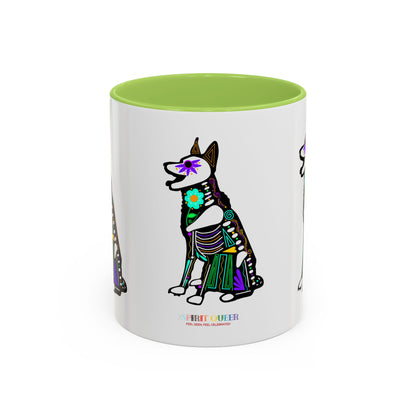 Dia de los Muertos German Shepard Coffee Mug