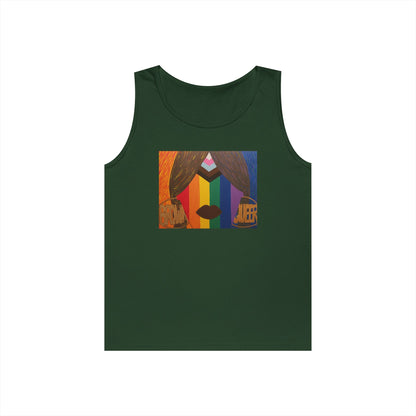 Brown and Queer Heavy Cotton Tank Top