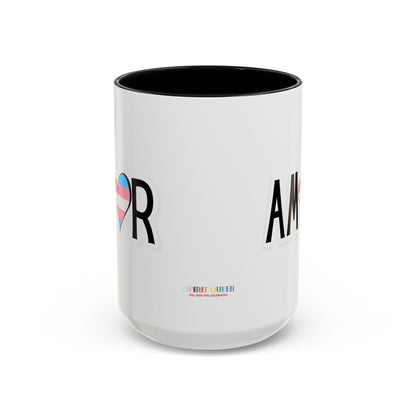 Amor Trans Accent Coffee Mug