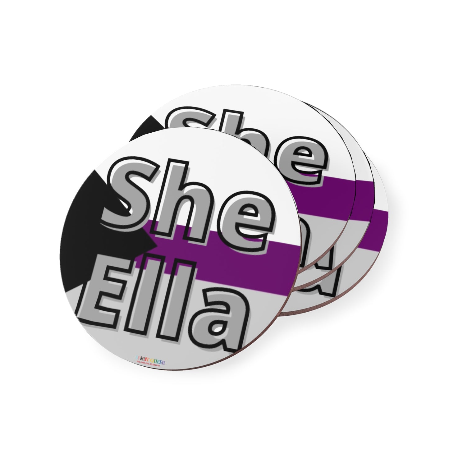 She / Ella Demi Coasters