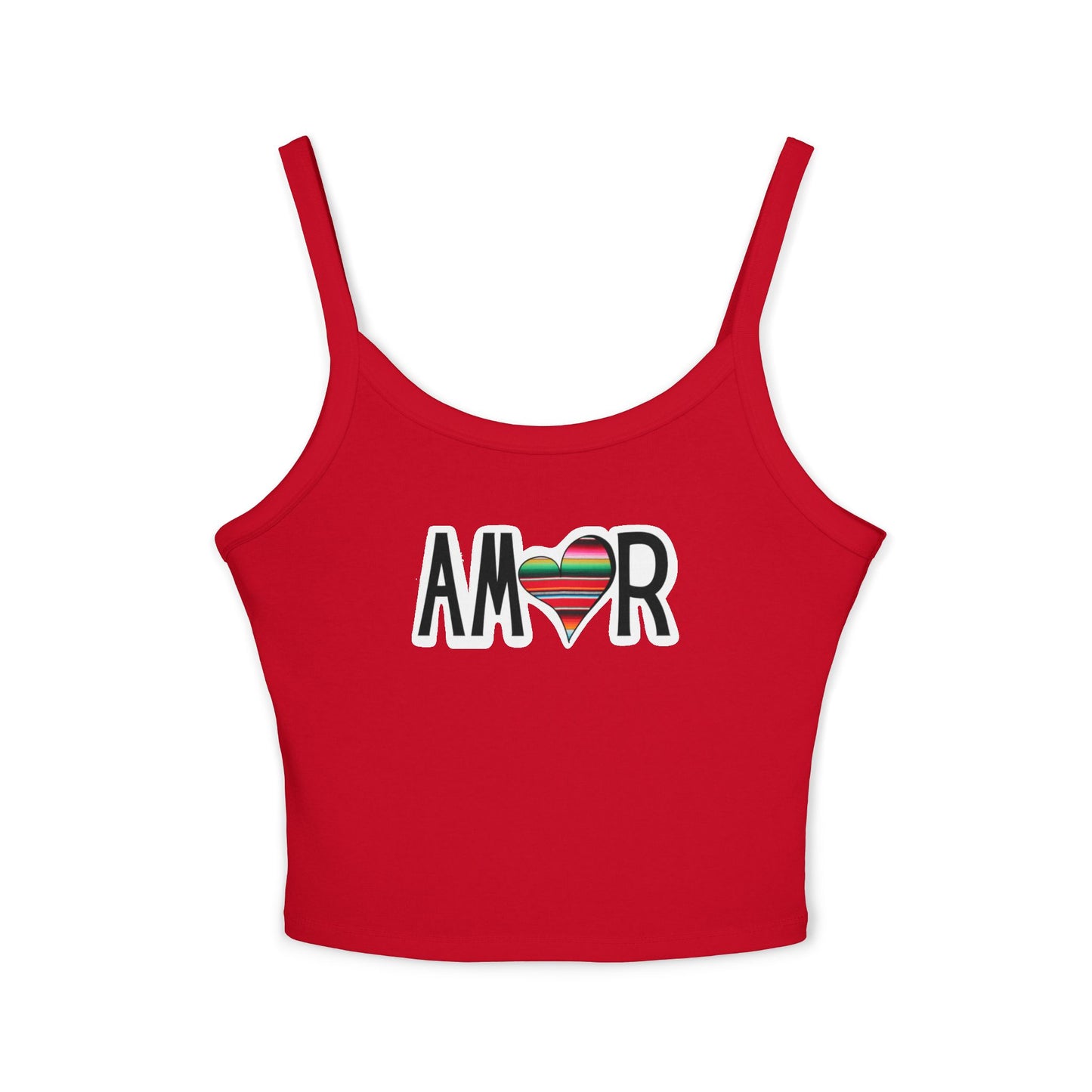 Amor Serape Spaghetti Strap Tank Top