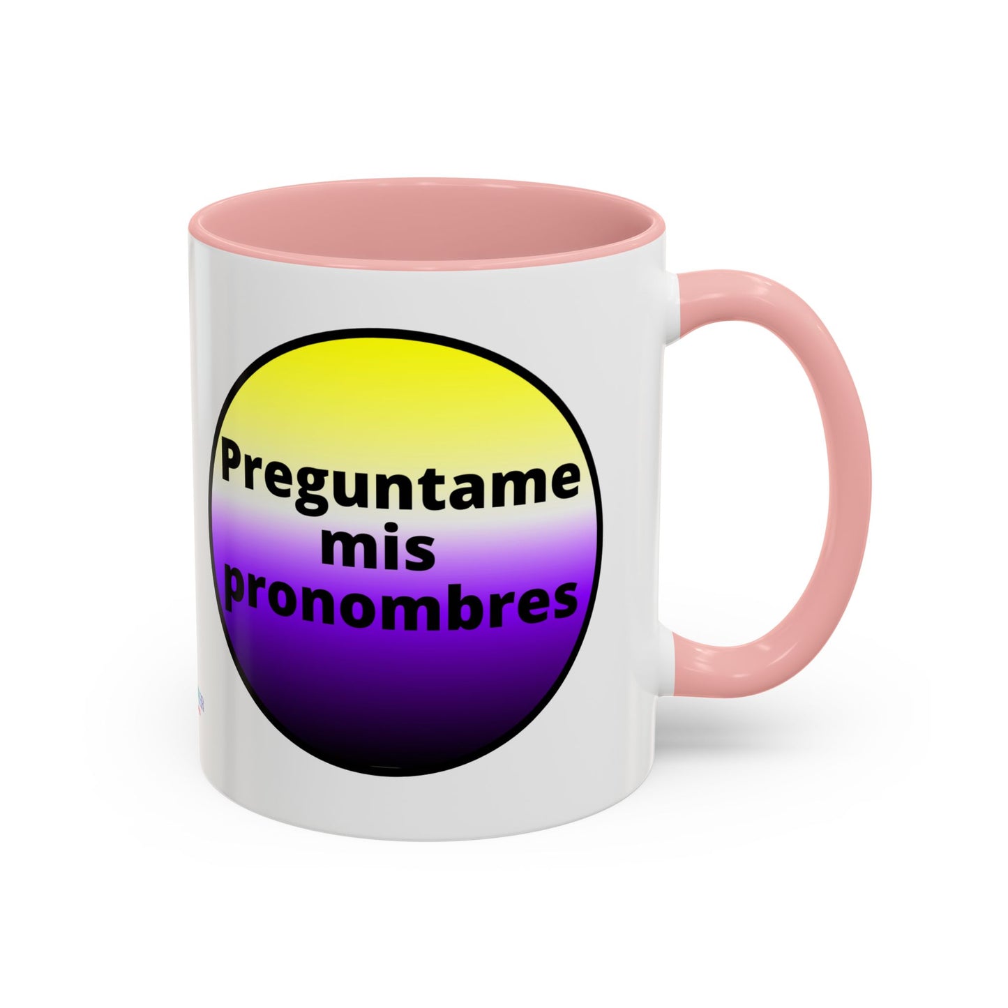 Preguntame mis Pronombres NonBinary Coffee Mug