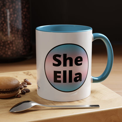 She/Ella Trans Coffee Mug