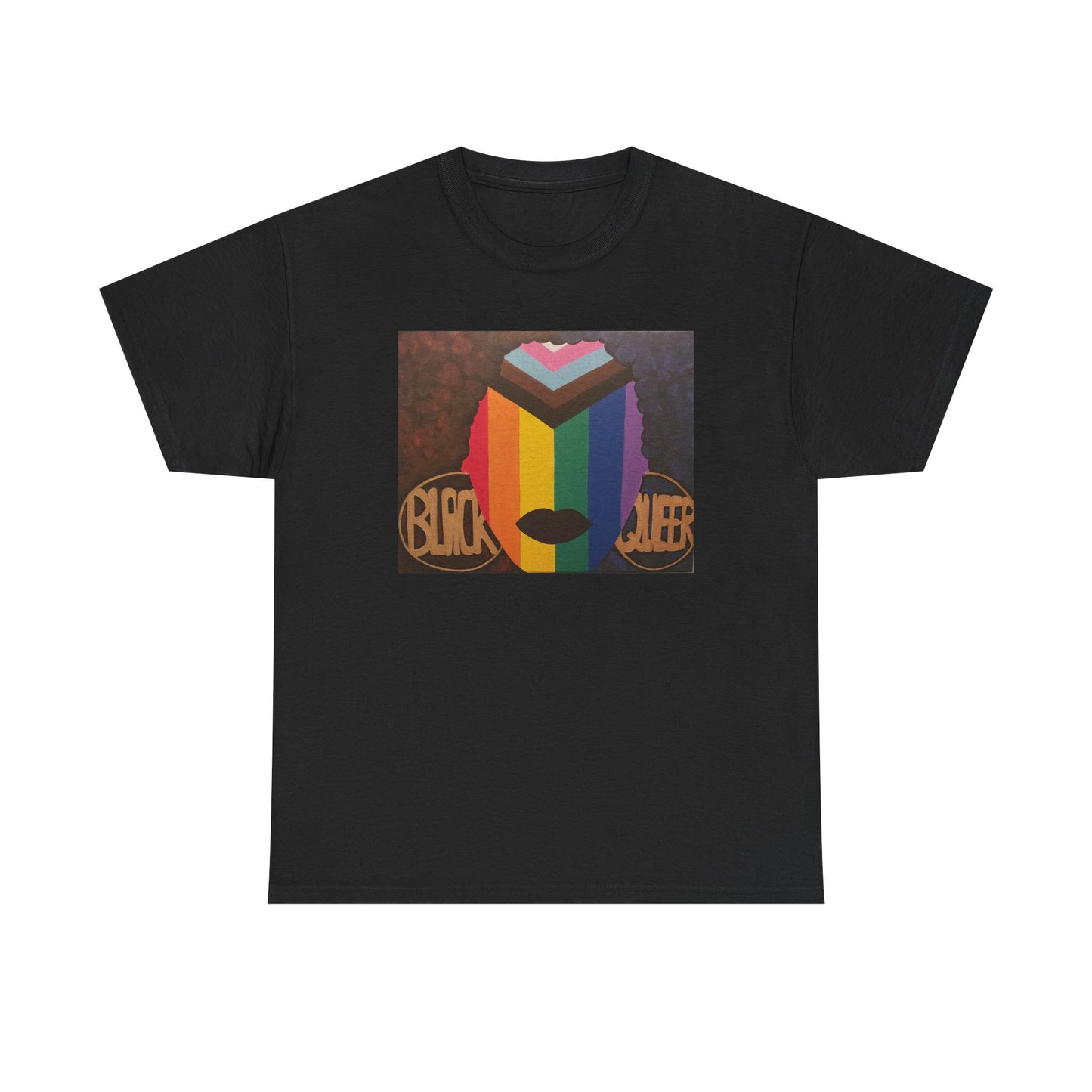 Black and Queer Heavy Cotton Tee