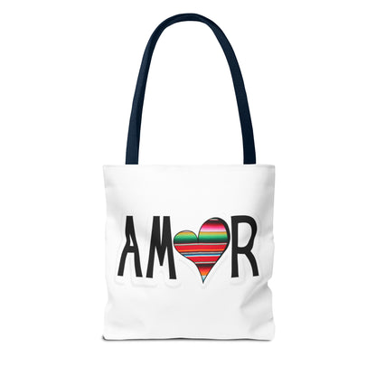 Amor Serape Tote Bag