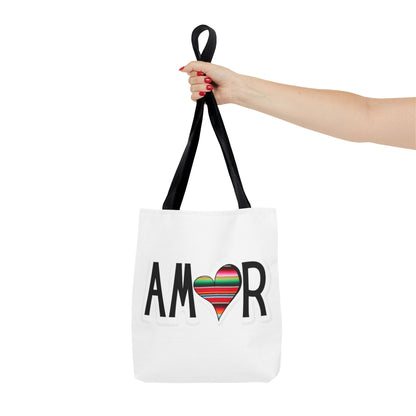 Amor Serape Tote Bag