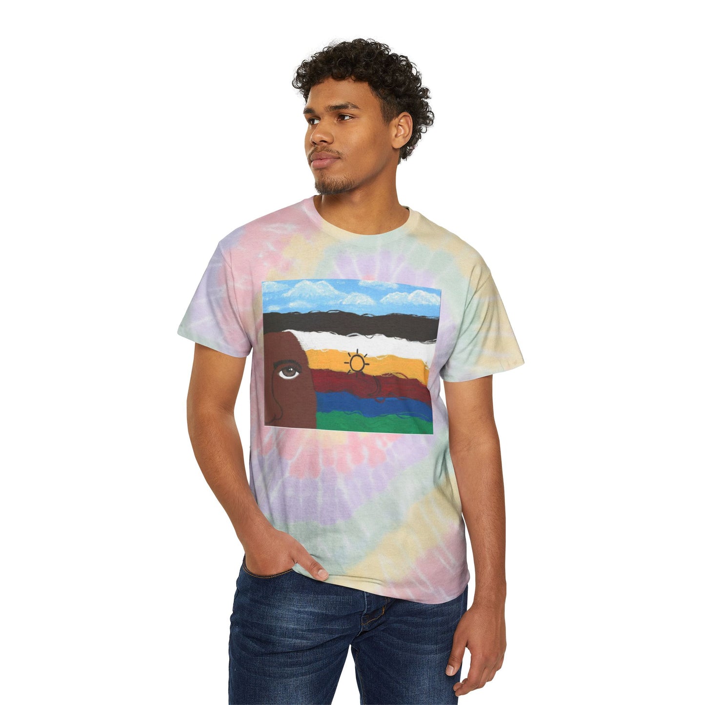 2Spirit Flag Tie-Dye Tee