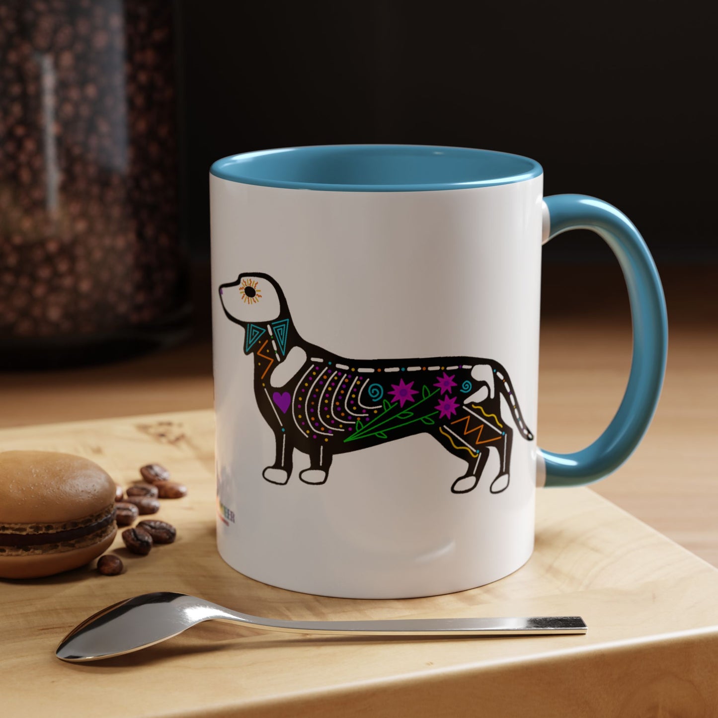 Dia de los Muertos Dachshaund Coffee Mug