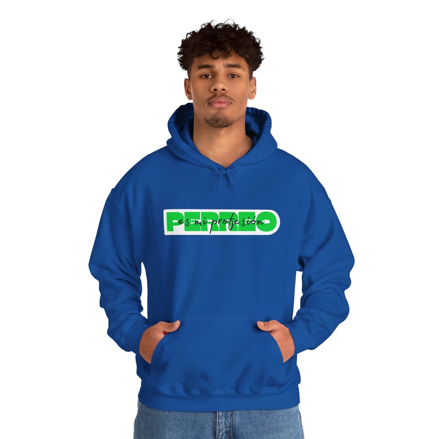 Perreo Es Mi Profesion - Green Hooded Sweatshirt