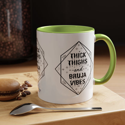 Thick Thighs Bruja Vibes Coffee Mug