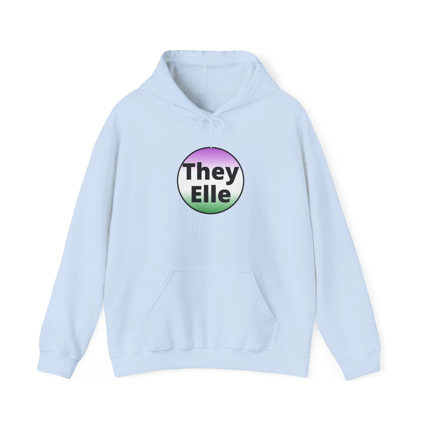 They/Elle Gender NonConforming Hooded Sweatshirt