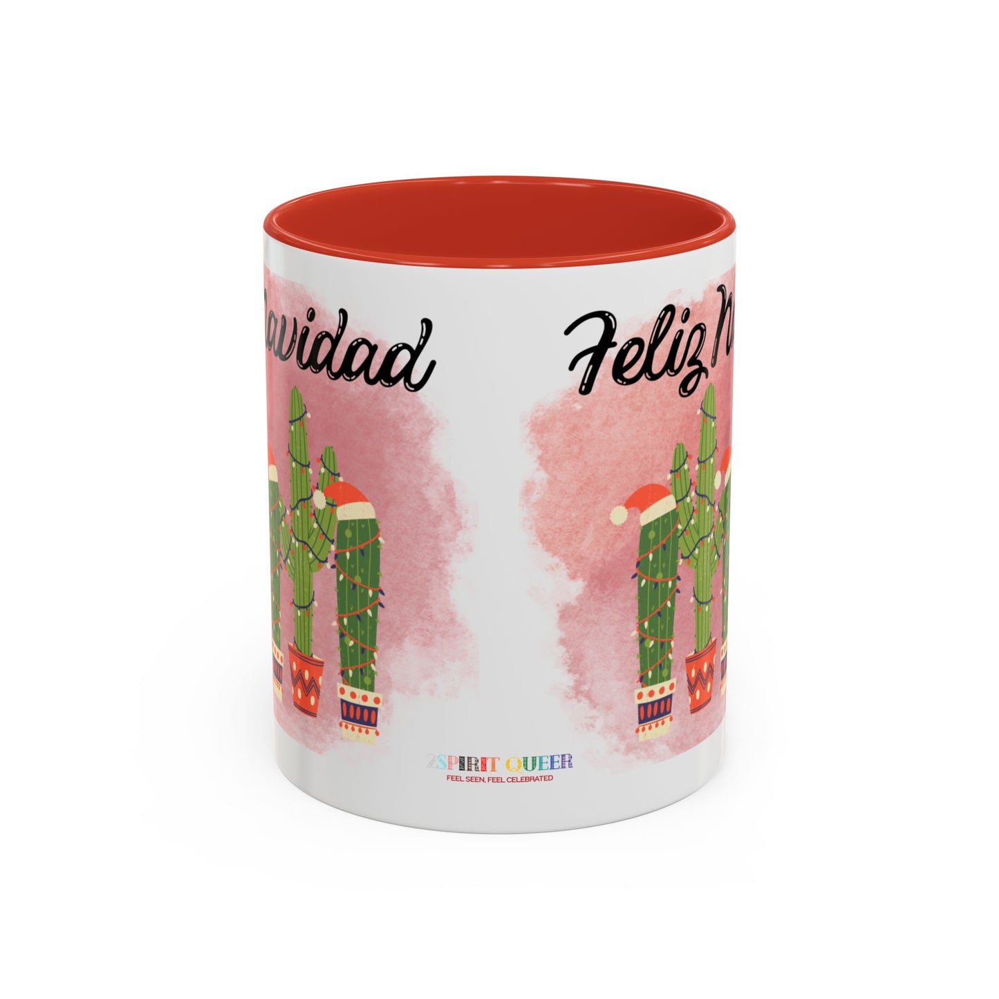 Feliz Navidad Cacti Coffee Mug