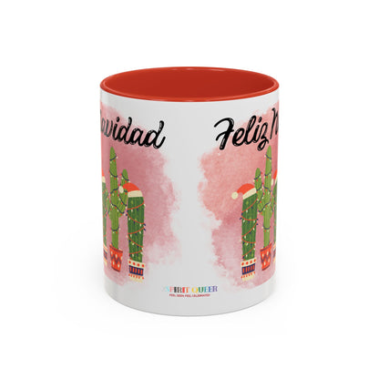 Feliz Navidad Cacti Coffee Mug