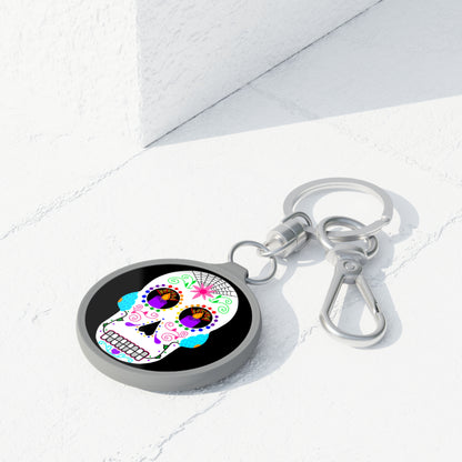 Calavera Keyring Tag