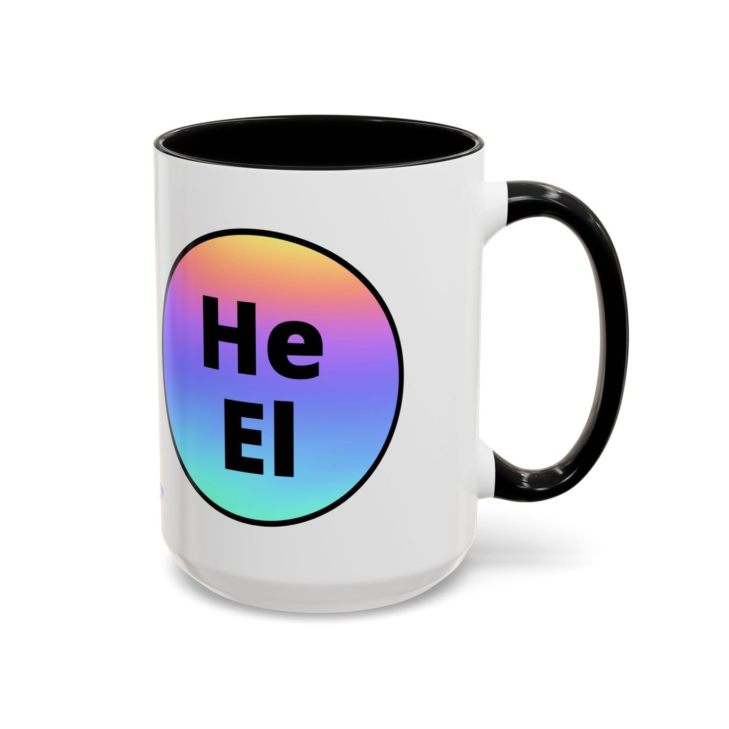 He / El Rainbow Coffee Mug