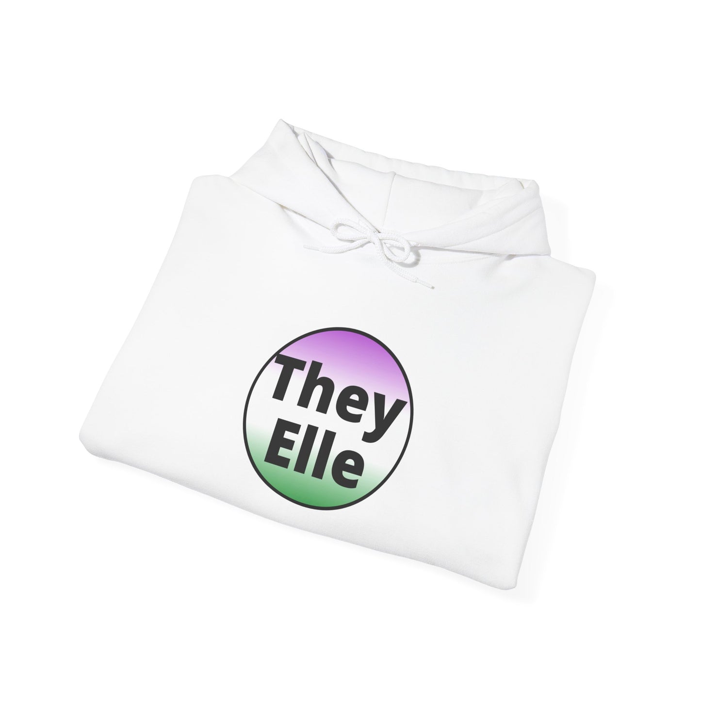 They/Elle Gender NonConforming Hooded Sweatshirt