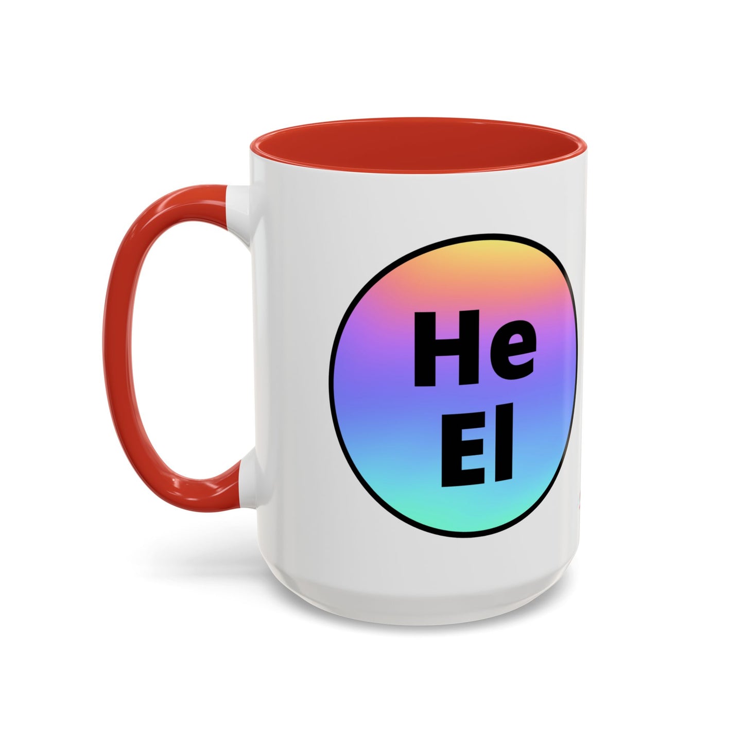 He / El Rainbow Coffee Mug