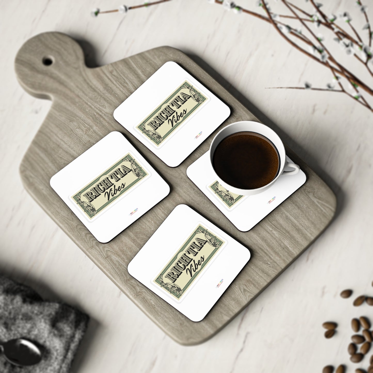 Rich Tia Vibes Coasters