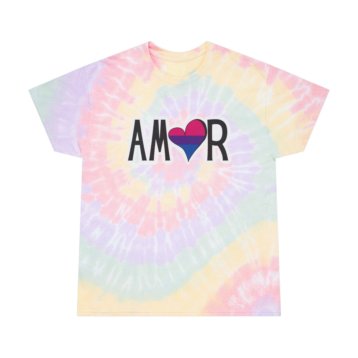 Amor  - Bi Tie-Dye Tee, Spiral