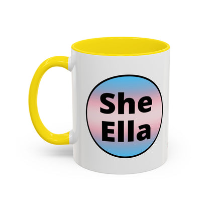 She/Ella Trans Coffee Mug