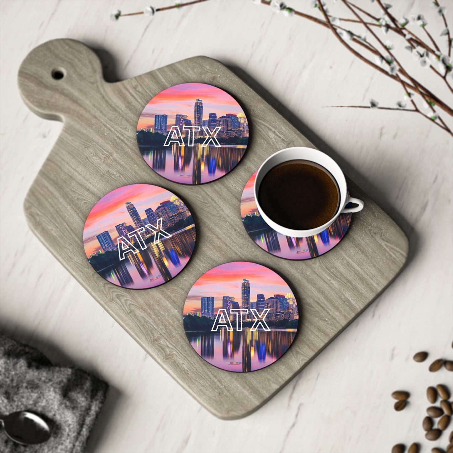 ATX Skyline Coasters